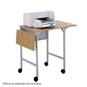 Safco Machine Stand with Drop Leaves in Gray