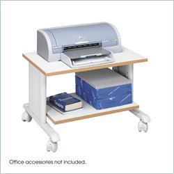 Safco MÜV 2 Level Adjustable Printer Stand in Gray