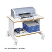 Safco MÜV 2 Level Adjustable Printer Stand in Gray