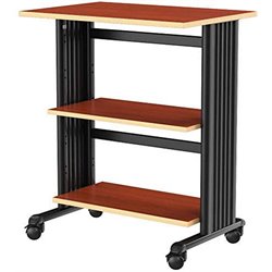 Safco MÜV Mobile Machine Cart in Cherry