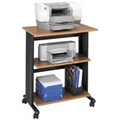 Safco MÜV Mobile Machine Cart in Medium Oak