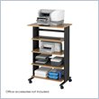 Safco MÜV 5 Level Adjustable Printer Stand in Medium Oak