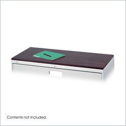 Safco Lateral File 36x19 Mahogany Laminate Top