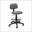 Safco Economy Extended Drafting Chair in Dark Gray