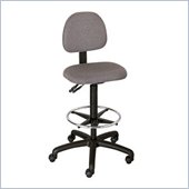 Safco Trenton Extended Height Drafting Chair in Dark Gray