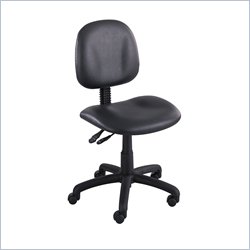 Safco Cava Task Chair in Black Vinyl