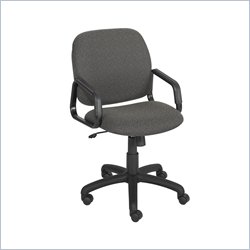 Safco Cava High Back Task Chair in Cobblestone Black