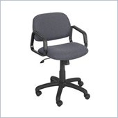 Safco Cava Mid-Back Task Chair in Cobblestone Blue