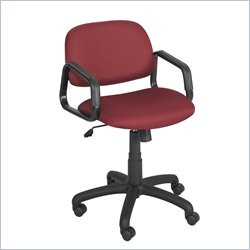Safco Cava Mid-Back Task Chair in Burgundy