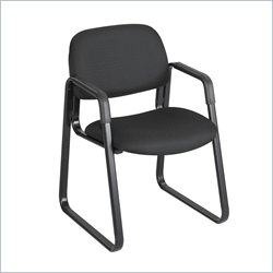 Safco Cava Sled Base Guest Chair in Black
