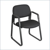 Safco Cava Sled Base Guest Chair in Black