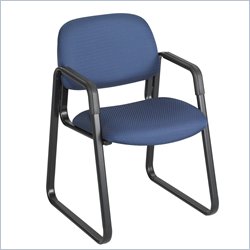 Safco Cava Sled Base Guest Chair in Blue