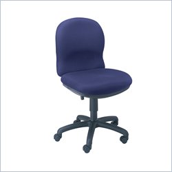 Safco Ambition Mid Back Chair in Blue