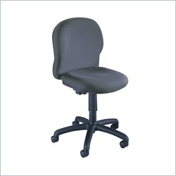 Safco Ambition Mid Back Chair in Charcoal