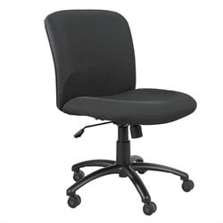Safco Uber Big and Tall Mid Back Task Chair in Black
