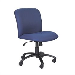 Safco Uber Big and Tall Mid Back Task Chair in Blue