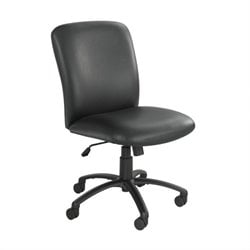 Safco Uber Big and Tall High Back Task Chair in Black Vinyl