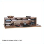 Safco 58W Low Profile Desk Top Organizer in Medium Oak