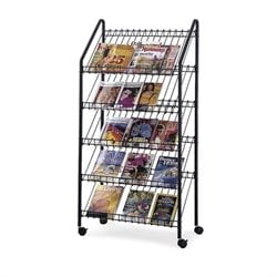Safco Mobile Literature Rack