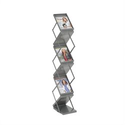 Safco Ready-Set-Go! Double Sided Folding Literature Display
