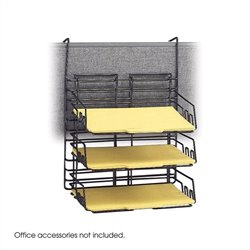 Safco PanelMate Triple Tray (Set of 6)