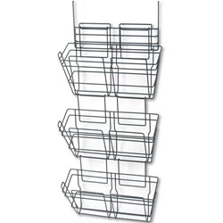 Safco PanelMate Triple File Basket (Set of 6)