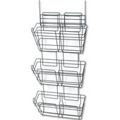 Safco PanelMate Triple File Basket (Set of 6)