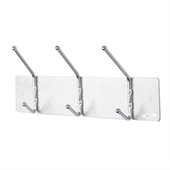 Safco 3 Hook Wall Coat Rack (Set of 12)