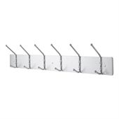 Safco Wall Rack 6 Hook Wall Coat Rack (Set of 6)
