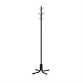 Safco Black Standing Coat Rack