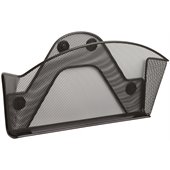 Safco Onyx Magnetic Mesh Single File Pocket (Set of 6)