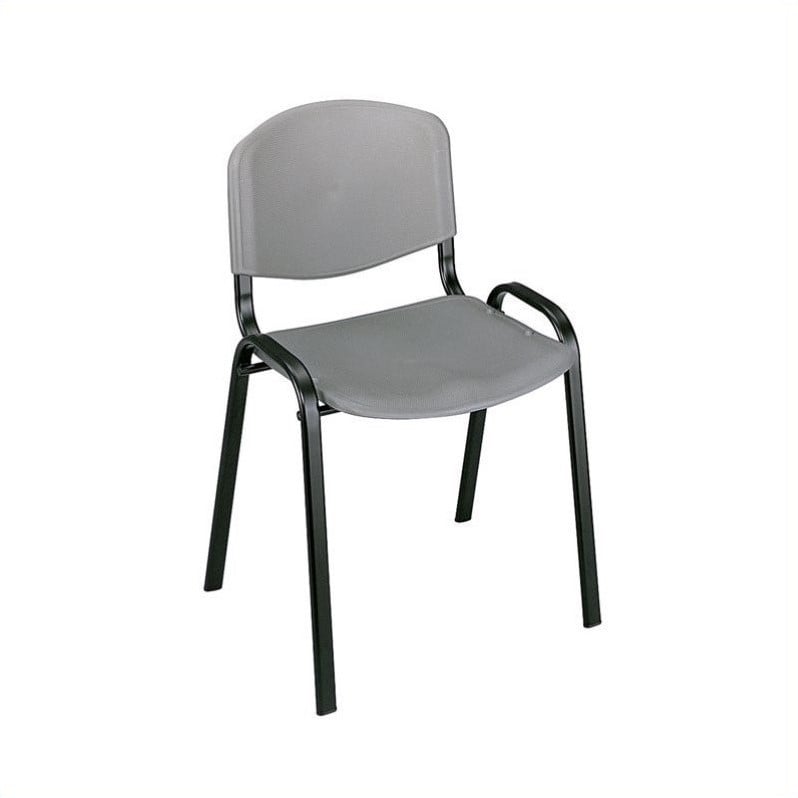 Safco Stack Stacking Chair in Charcoal (Set of 4) Safco Stack Stacking Chair in Charcoal (Set of 4)