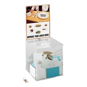 Safco Large Acrylic Collection Boxes
