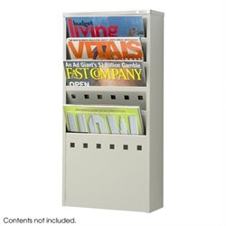 Safco 5-Pocket Steel Magazine Rack