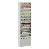 Safco 11-Pocket Steel Magazine Rack