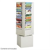 Safco 44-Pocket Steel Rotary Magazine Rack