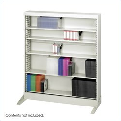 Safco Audio/Video 6 Shelves Media Case