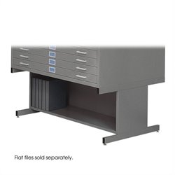 Safco 20H Open Base for 4998 Flat File Cabinet in Gray