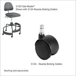 Safco Task Master Nylon Reverse Braking Caster