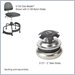 Safco Task Master 1" Steel Glides