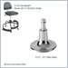 Safco Task Master 2 1/2" Steel Glides