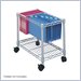 Safco Wire Mobile File Cart in Gray