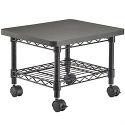 Safco Under-Desk Printer/Fax Stand in Black