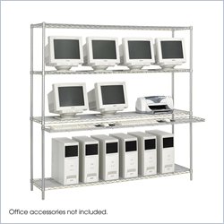 Safco 72"W Wire LAN Management System