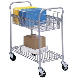 Safco 24W Wire File Cart