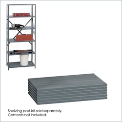 Safco 48"x12" Industrial Steel Shelf Pack