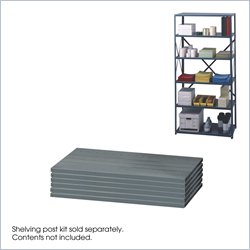Safco 36x12 Commercial Steel 6-Shelf Pack