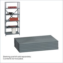 Safco 36x18 Commercial Steel 6-Shelf Pack