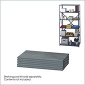 Safco 36x24 Commercial Steel 6-Shelf Pack