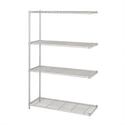 Safco 48"x18" Industrial Add-On Unit in Gray